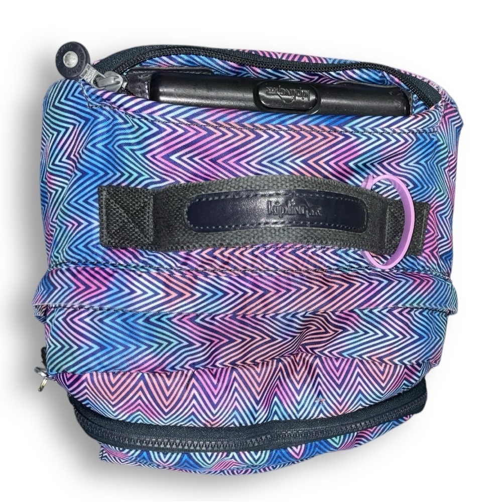 Kipling Multicolor Zigzag Backpack - image 4